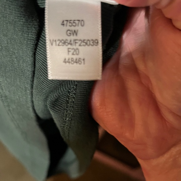 Lands' End Women's Olive Long Sleeve Tee - Picture 9 of 10